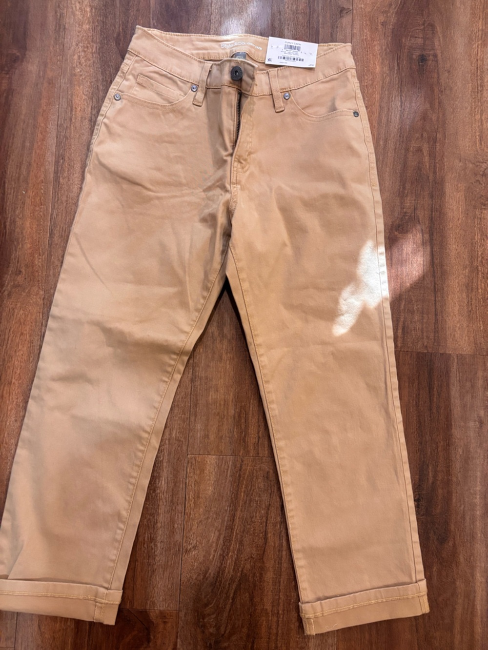 Style & Co Tan Capri Pants - Size 2
